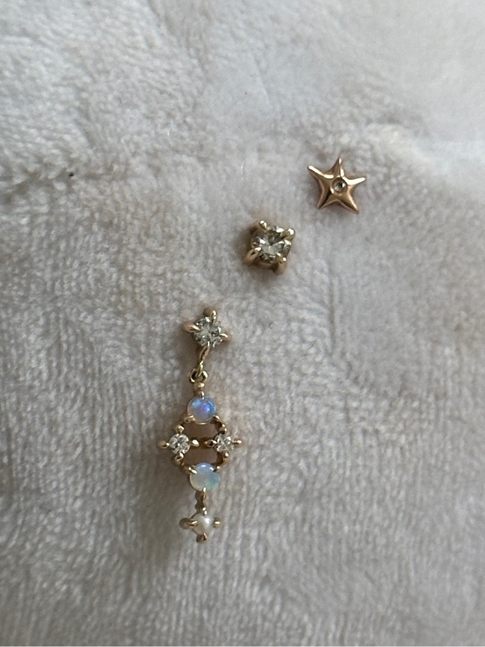 Catbird Earring Stack, set of 3